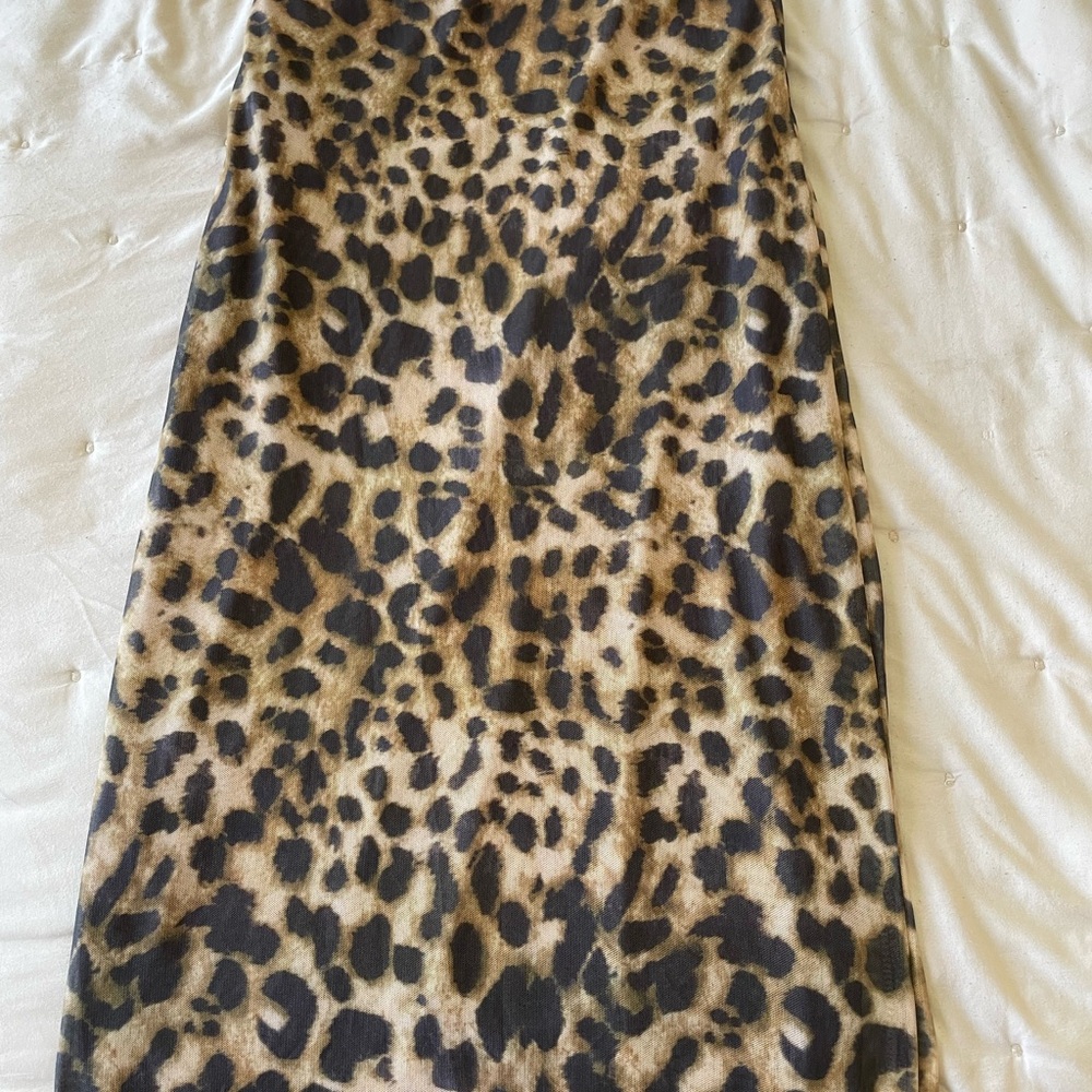 Leopard Print Women's Skirt